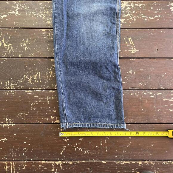 (34x32) Vintage 90s Y2K Levi's Silvertab Carpenter Jeans Baggy Faded Skater JNCO - Picture 6 of 8